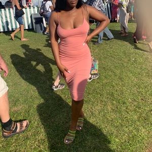 Tight Fitted Pink dress ✨